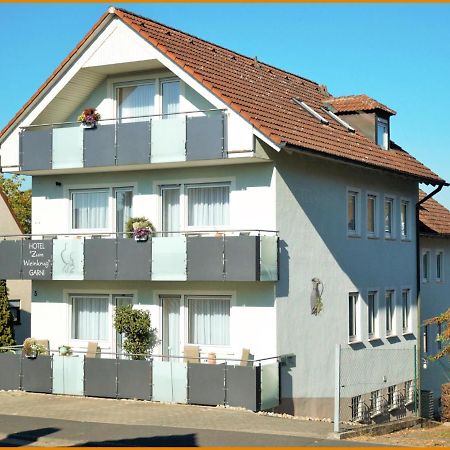 Hotel-Garni 'Zum Weinkrug' Sommerhausen Exterior foto
